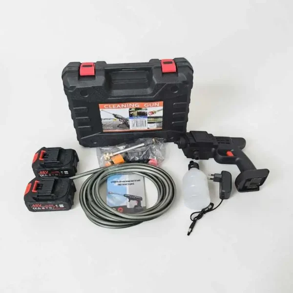 Rechargeable Cordless Pressure Washer Gun 18.5V – Portable High Pressure Cleaning Machine