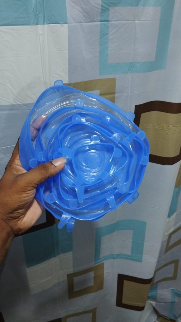6 Pcs Silicon Lid Cover
