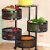 4 Layer Kitchen Storage Steel Rack