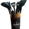 12 Pcs Silicon Spoon Set