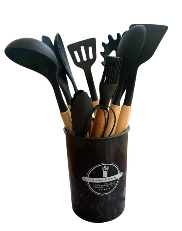 12 Pcs Silicon Spoon Set