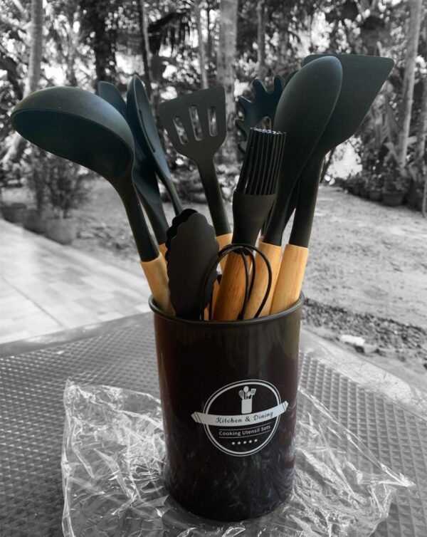12 Pcs Silicon Spoon Set