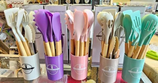 12 Pcs Silicon Spoon Set