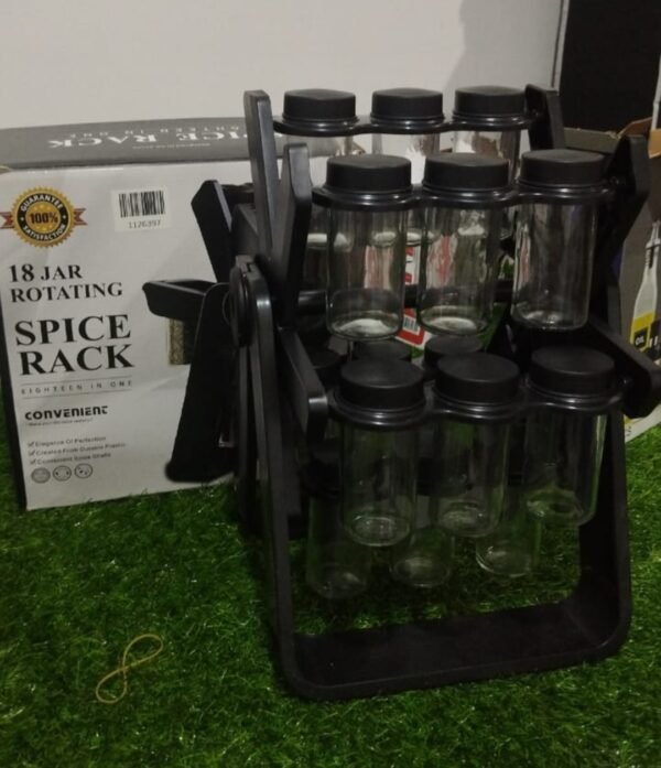 18 Bottle Rotating Spice Rack