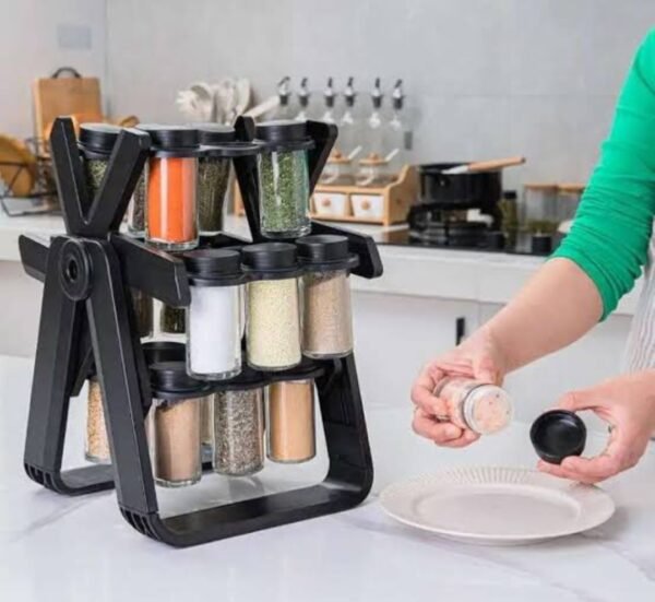 18 Bottle Rotating Spice Rack