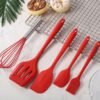 5 Pcs Silicon Spoon Set