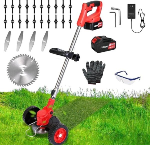 Two Wheels Single Battery Grasscutter