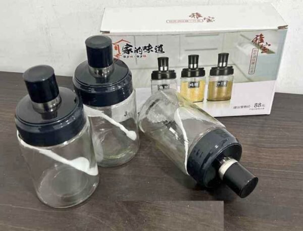 3 Pcs Spice Bottles