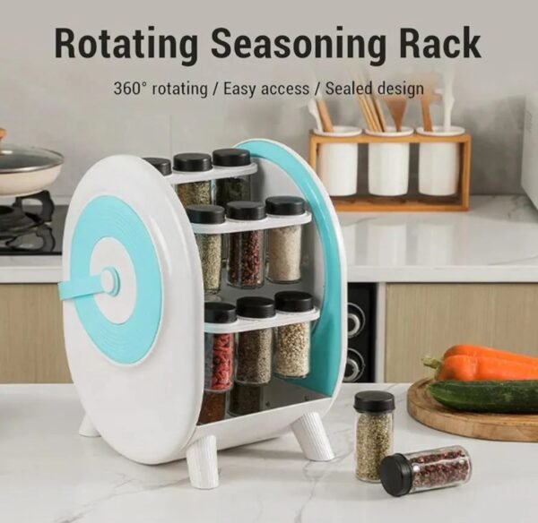 18 Bottle Rotating Spice Rack