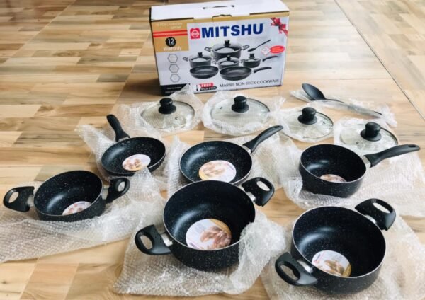 10 pcs Marble Nonstick Cookware Set