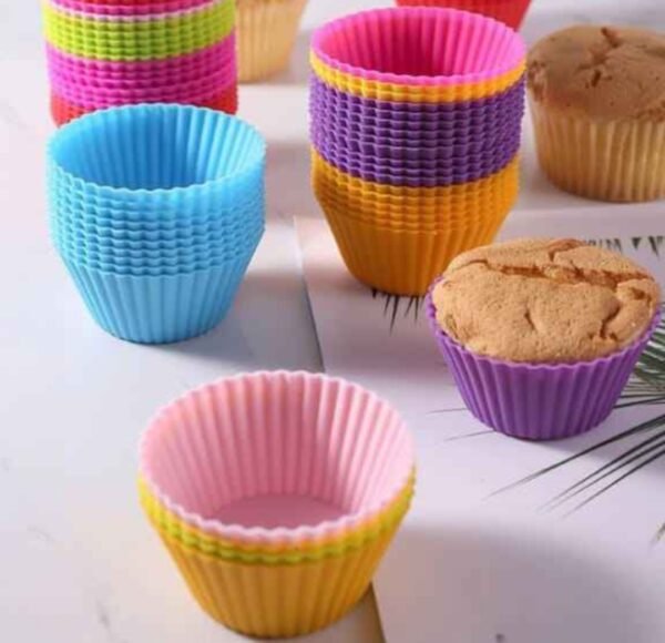 IMG_20260725_115724_145 12 Pcs Silicon Cup Cake Mould