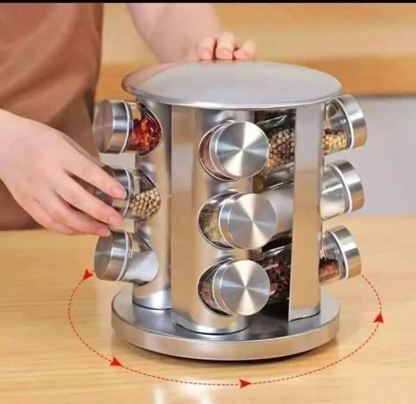Spice Rack-12 Bottles Rotating