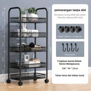 Five Layer Cover Steel Rack