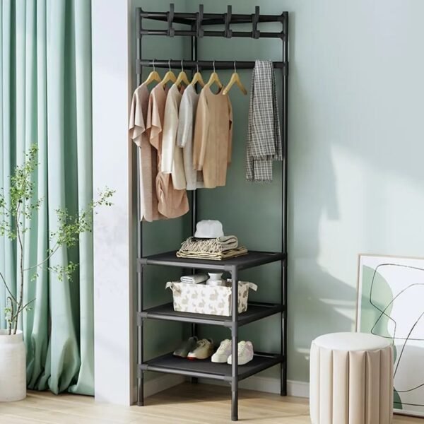 Corner Clothe and Shoe Rack