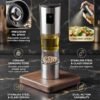 2 in 1 Oil Bottle and Pepper Grinder
